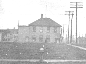 Exterior of N.P. Lunch Room ca. 1913