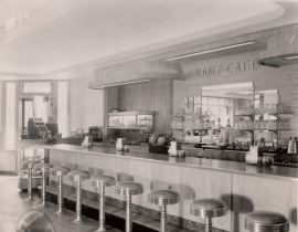 Van's Cafe Interior 1941