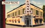 Van's Cafe Postcard (ca. 1940)